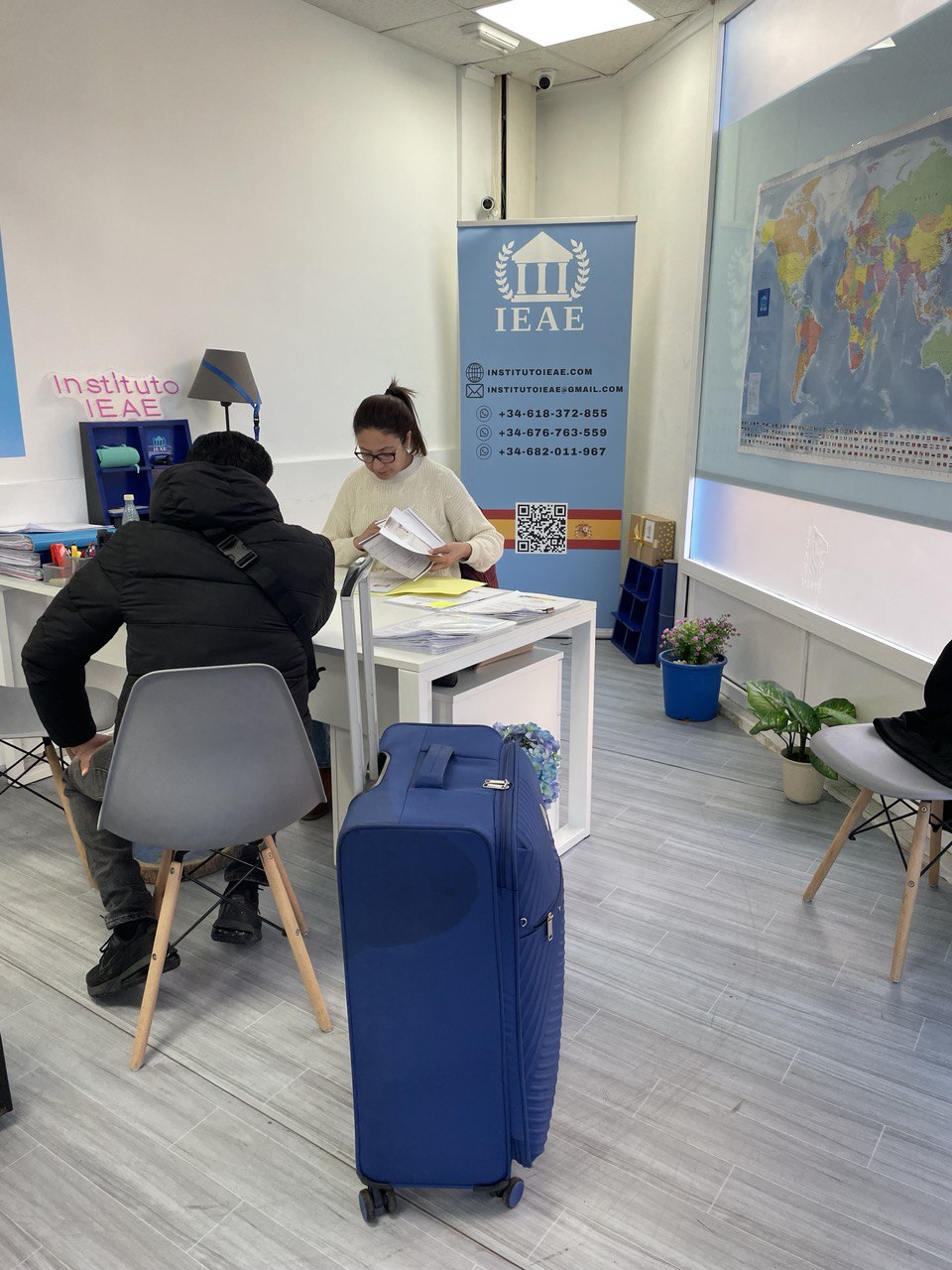 Admissions consultation at IEAE