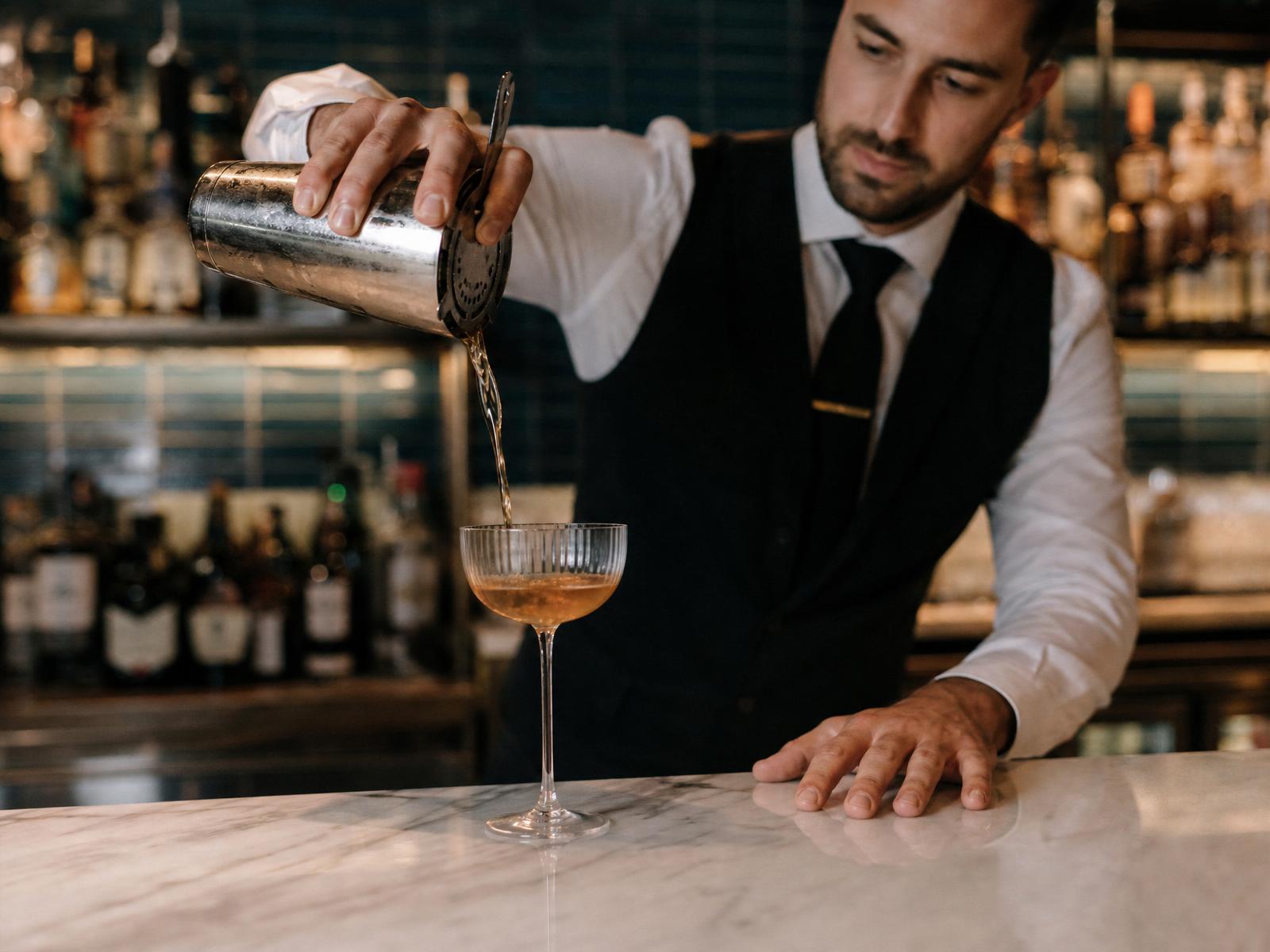 Professional cocktail bar